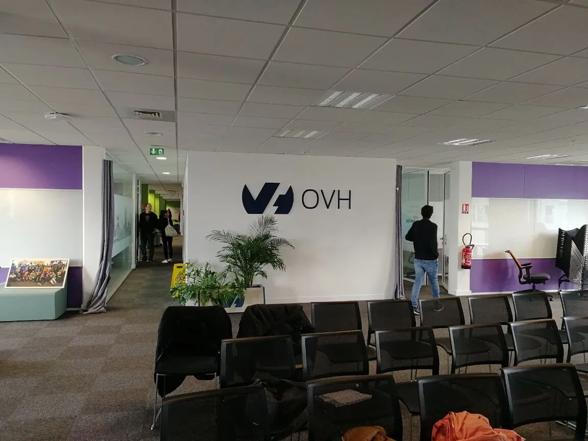 Salle OVH ou nous avons eu la conférence