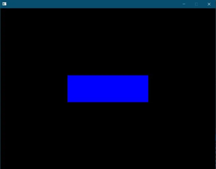 résultat RECTANGLE CENTRER DEPUIS UN ORIGINE AU CENTRE