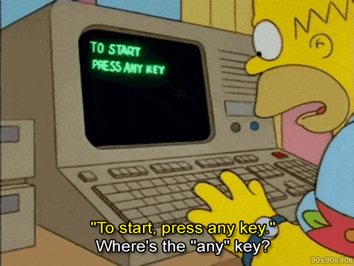 Événement clavier Homer Simpson