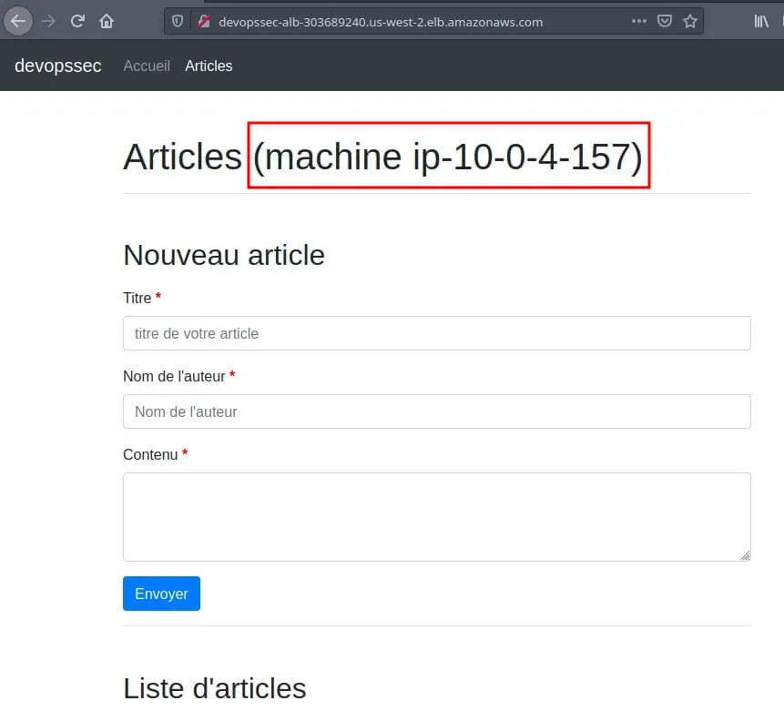 test elb numéro 2