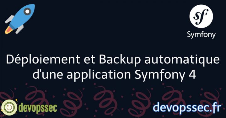 image de l'article Déploiement et Backup automatique d'une application Symfony 4